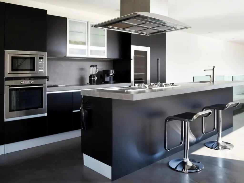 Exploring the Elegance of a Black Kitchen Island